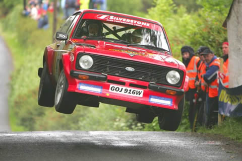 Welsh rally legend Phil Collins - Ford Escort Mk II